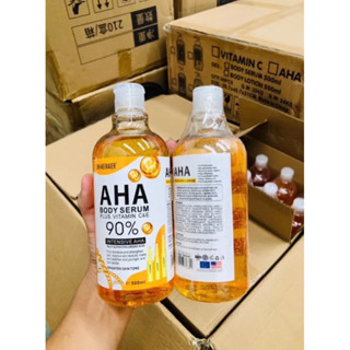 AHA serum whiteningเซรั่มทาตัวขาวผลัดเซลล์ผิว 90%