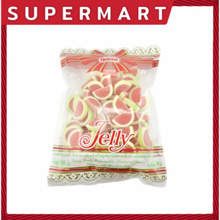 Queen Jelly Fancy Fruit Watermelon Flavoured Gelatin 500g #1115324 แฟนซีฟรุตตี้ วุ้นเจลาตินสำเร็จรูป มาร์ชแมลโ