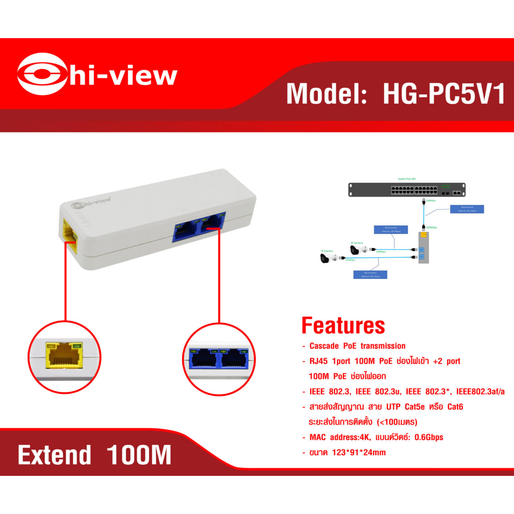 สายส่งสัญญาณ-สาย-utp-cat5e-หรือ-cat6-hiview-รุ่น-hg-pc5v1-สามารถออกใบกำกับภาษีได้