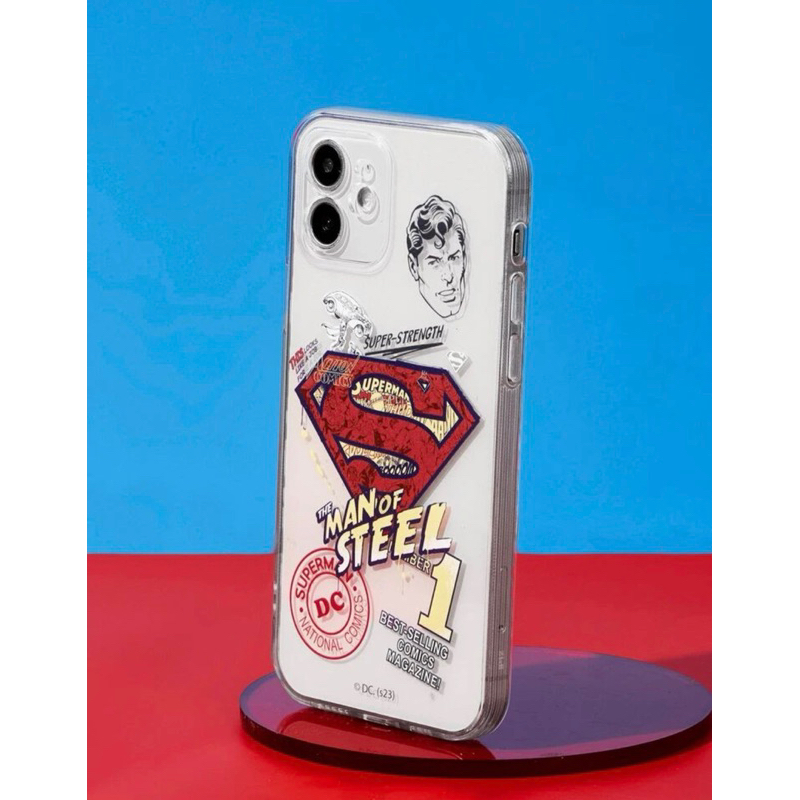 เคสไอโฟน-i-phone-7-14pm-เคสใส-เคสเท่ๆ-ลายซุปเปอร์แมน-งานลิขสิทธิ์-เคสขอบเหลี่ยม-เคสผู้ชาย-เคสผู้หญิง