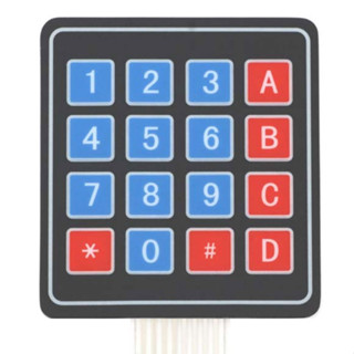 4x4 Matrix Membrane Keypad (C3)