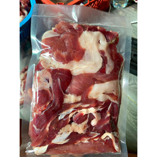 สินค้าขายดี!!! การันตีด้วยยอดขาย หมูแดดเดียว สูตรโบราณ แพ็ค 500กรัม นุ่ม อร่อย ไม่ใส่สารกันบูด