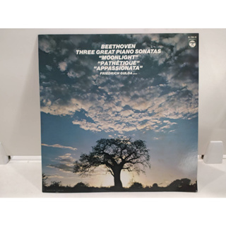 1LP Vinyl Records แผ่นเสียงไวนิล BEETHOVEN THREE GREAT PIANO SONATAS   (E14B12)