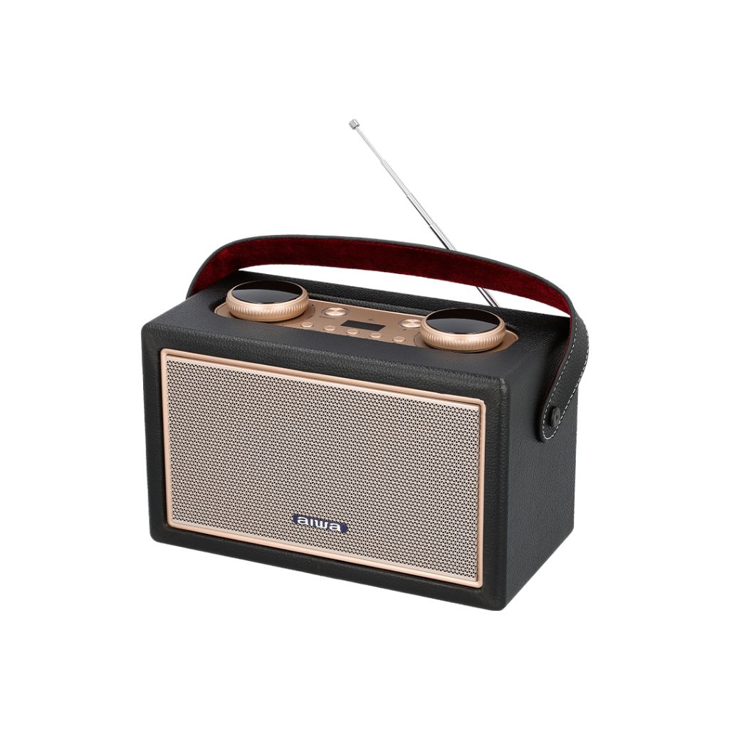 ผ่อน-0-aiwa-retro-robot-bluetooth-speaker-ลำโพงบลูทูธพกพา-fm-radio