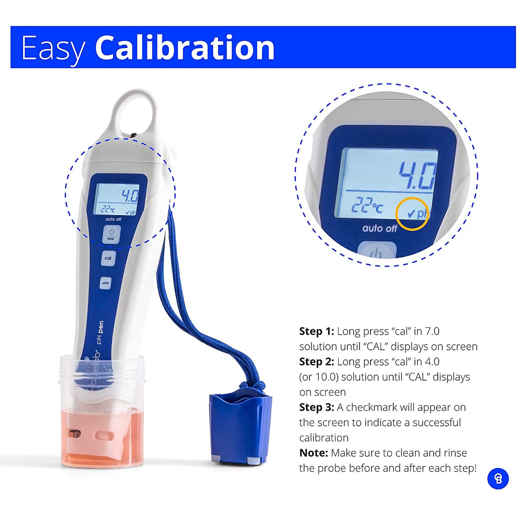 bluelab-ph-meter-ปากกาวัดค่ากรด-ด่าง-ความแม่นยำสูง-ให้ผลที่แม่นยำที่สุด-ปากกา-ph-คุณภาพสูง