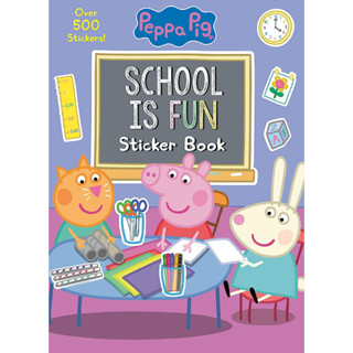 School is Fun Sticker Book (Peppa Pig) Paperback – Sticker Book featuring more than 500 stickers