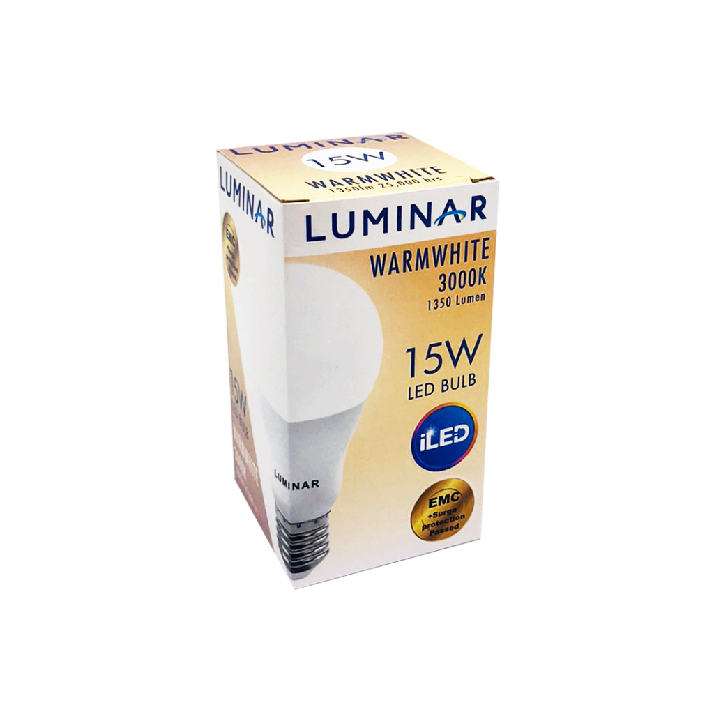 หลอดไฟ LED BULB LUMINAR 15W WARMWHITE | Shopee Thailand