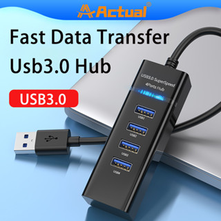 USB ความเร็วสูง 4 พอร์ตฮับ USB 3.0 USB HUB Adapter สำหรับ PC แล็ปท็อปอุปกรณ์เสริมคอมพิวเตอร์