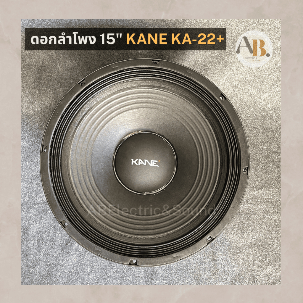 ดอกลำโพง-15-kane-ka22-คาเนะ-ดอกลำโพง15นิ้ว-kane-15ka22plus-เอบีออดิโอ-ab-audio