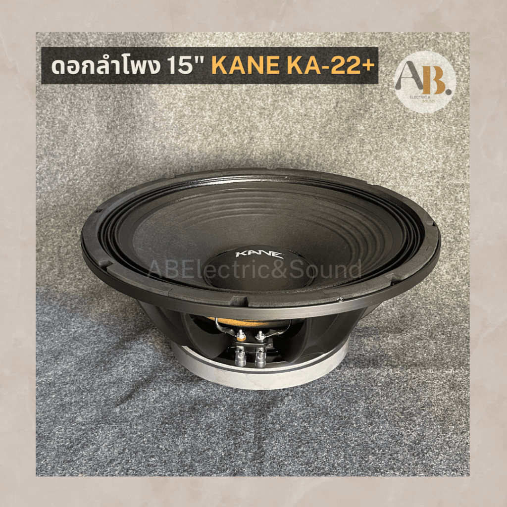 ดอกลำโพง-15-kane-ka22-คาเนะ-ดอกลำโพง15นิ้ว-kane-15ka22plus-เอบีออดิโอ-ab-audio