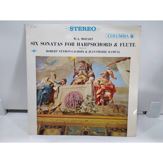 1LP Vinyl Records แผ่นเสียงไวนิล SIX SONATAS FOR HARPSICHORD &amp; FLUTE   (E14D30)