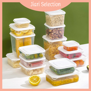 Jiari Selection  [✨สินค้าใหม่✨] กล่องถนอมอาหาร กล่องเก็บอาหาร กล่องเก็บผักผลไม้ กล่องใส่อาหารฝาสูญญากาศ กล่องเอนกประสงค์  5 ขนาดที่แตกต่างกันให้เลือก วัสดุ PP ความปลอดภัยและการปกป้องสิ่งแวดล้อม