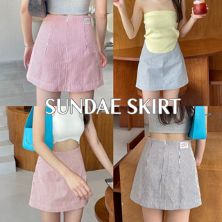 Sundae Skirt/กระโปรงเอวสูง/กระโปรงทรงเอ