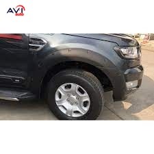 คิ้วล้อ V.10  Ranger 2012 ดำด้าน หมุด Stainless D/C และ S/P ไม่เว้า