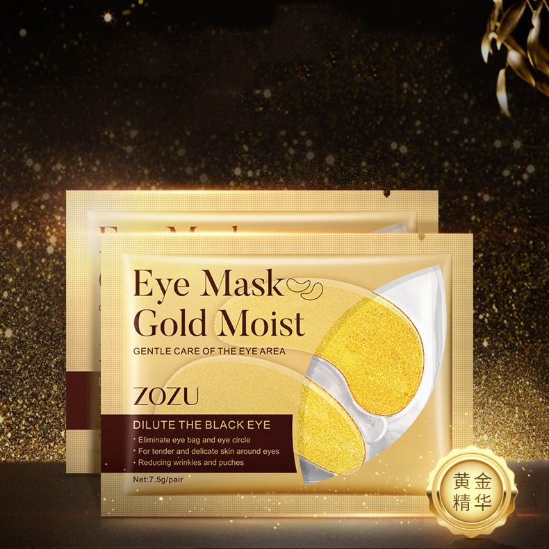 Eye Mask Gold Moist Zozu มาส์กใต้ตา ผิวรอบดวงตากระจ่างใส ลดริ้วรอย ...