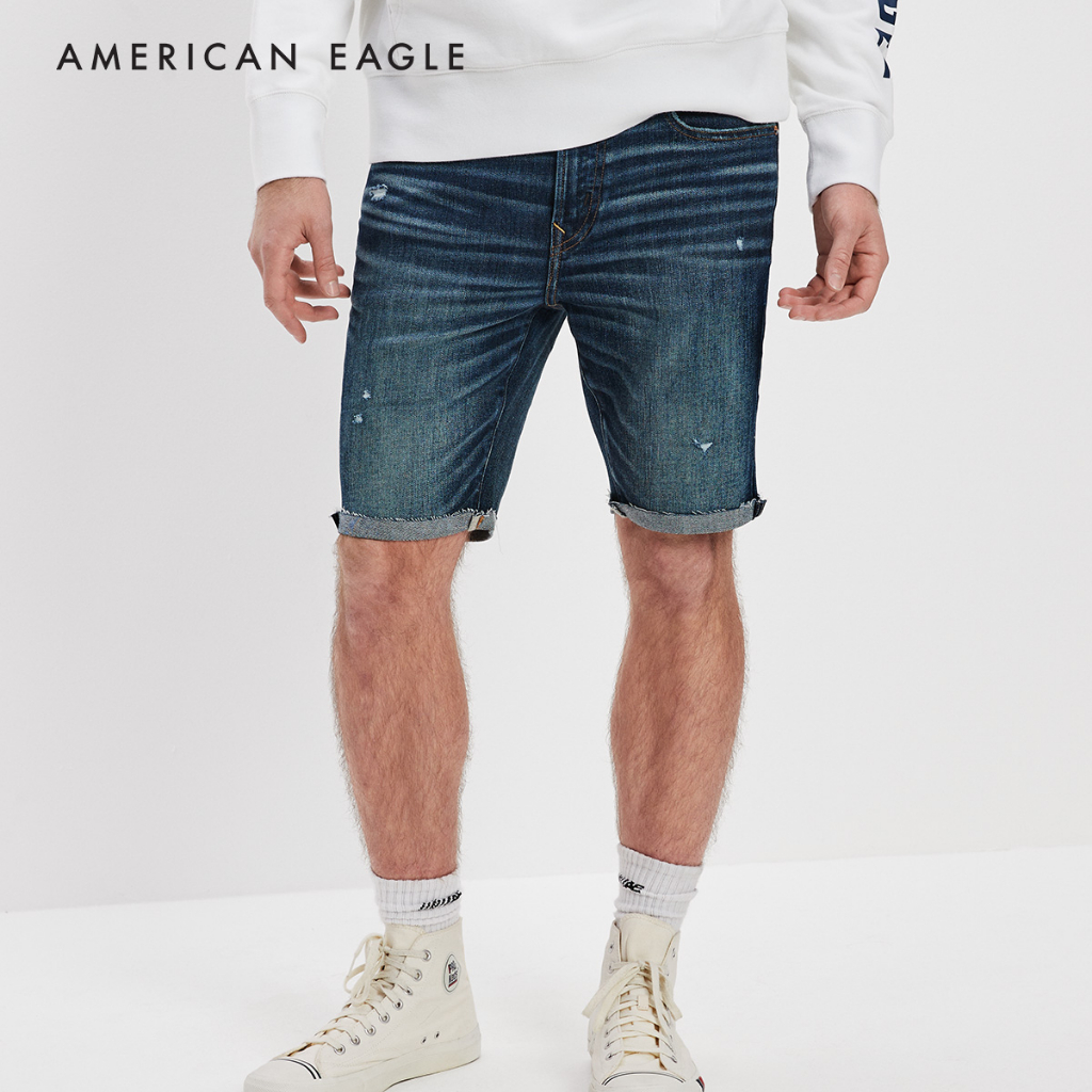 american-eagle-airflex-9-denim-short-กางเกง-ยีนส์-ผู้ชาย-ขาสั้น-nmso-013-7475-521