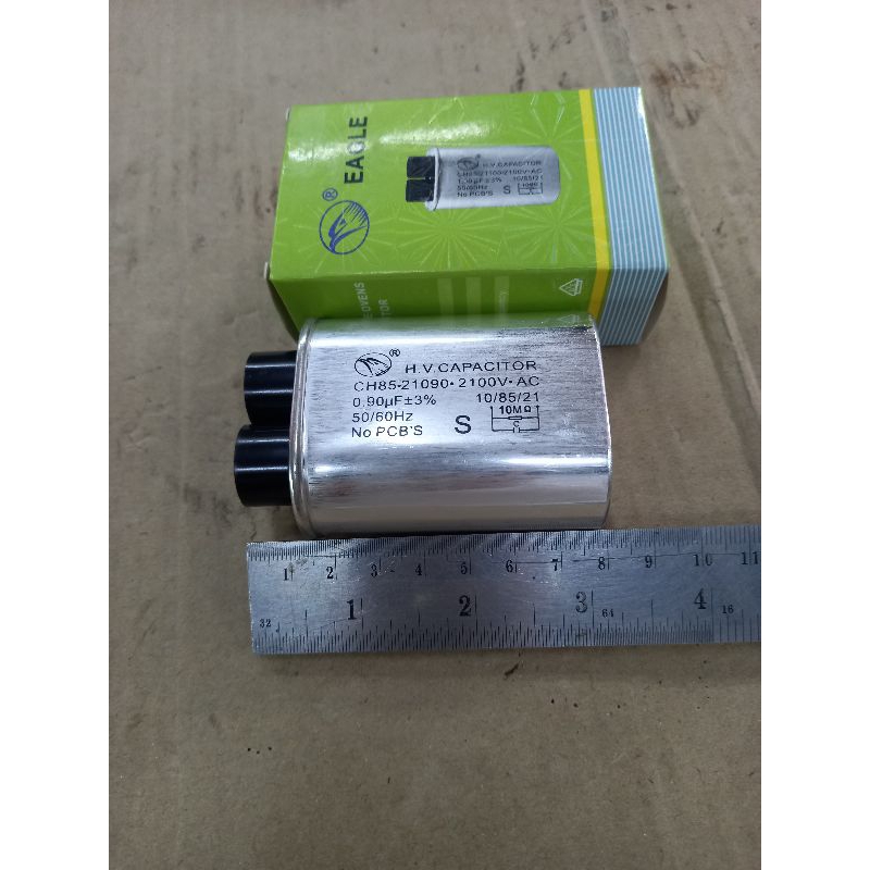 คาปาซิเตอร์-ซี-c-ไมโคร-เวฟ-0-90uf-2100vav-ไมโครเวฟ-เตา-capacitor