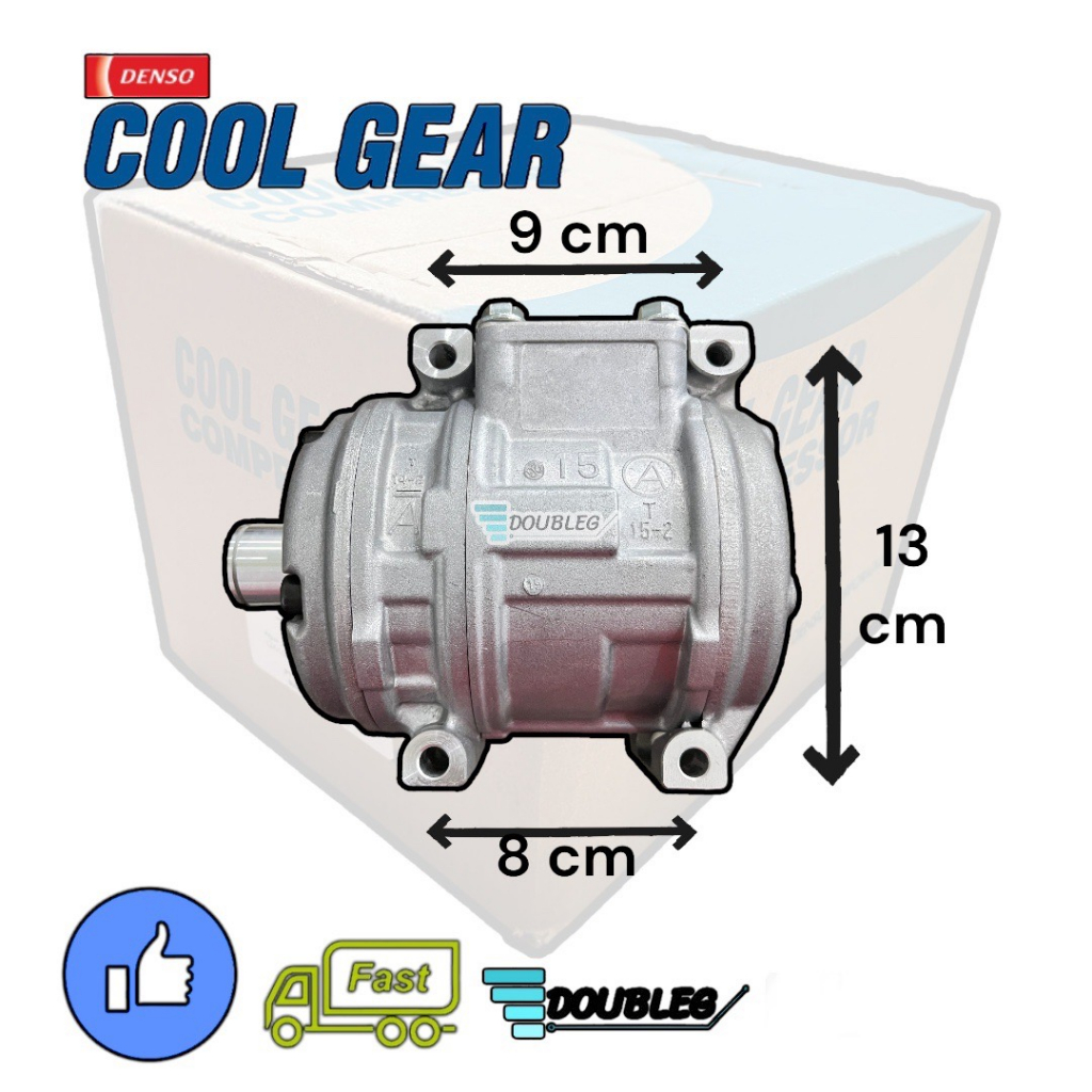 คอมแอร์-nippon-denso-10-pa15c-r134a-ของแท้-คอมเพรสเซอร์-10-pa15c-134a-compressor-denso-toyota-10pa-15c-คอมเพลสเซอร์-n