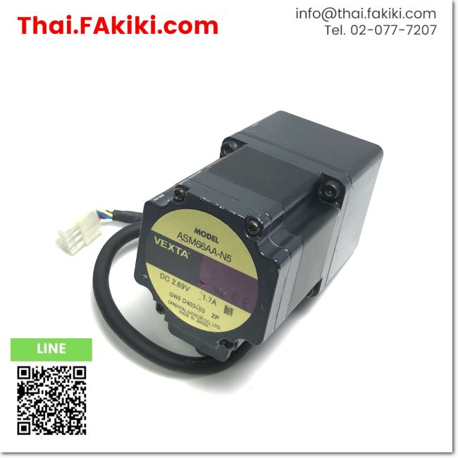 มือสองพร้อมส่ง-d-used-asm66aa-stepping-motor-สเปค-mounting-angle-dimension60mm-oriental-motor-66-007-746