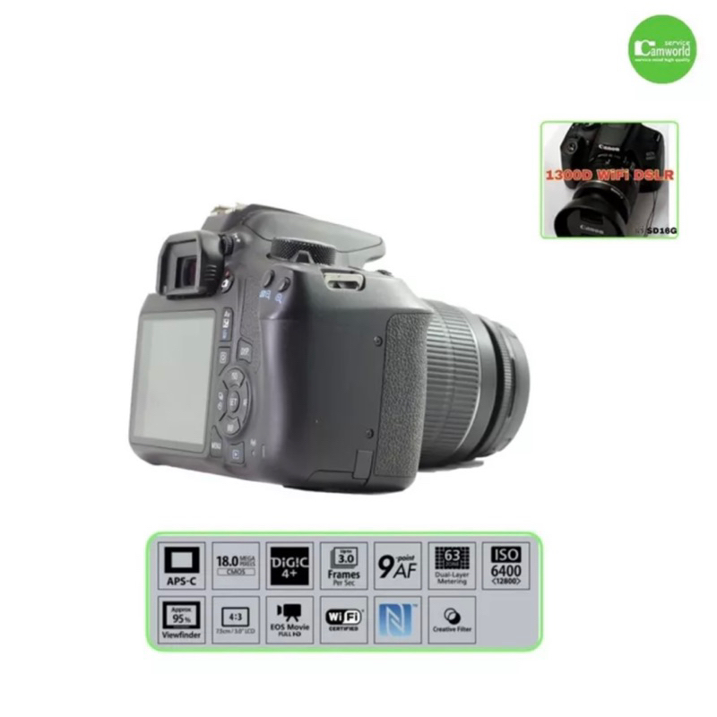 canon-1300d-18-55mm-กล้อง-wifi-dslr-18mega-เมนูไทย-วีดีโอ-full-hd-จอใหญ่-3-มือสอง-usedสภาพดี-มีประกัน3เดือน-free-sd32