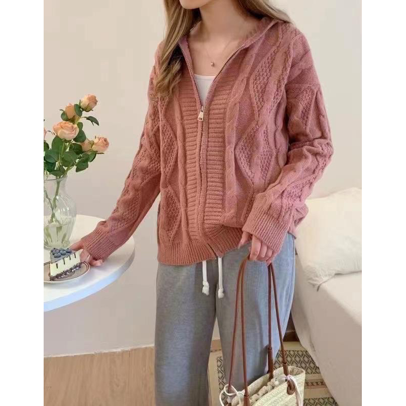 เสื้อเเขนยาวไหมพรม เรียบหรู สไตล์เกาหลี | Shopee Thailand