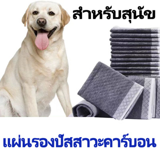 แผ่นรองฉี่สุนัข แผ่นรองฉี่ สำหรับสุนัขขนาดเล็ก(M50 ชิ้น 60*45cm