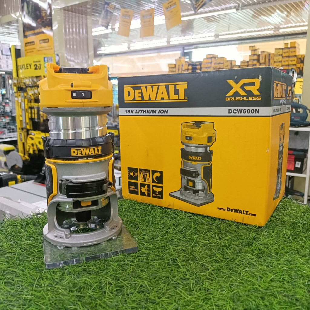 dewalt-ทริมเมอร์ไร้สาย-18v-dcw600n-bl-1-4-เครื่องเปล่า-ไม่รวมแบตเตอรี่-ไม่รวมแท่นชาร์ท