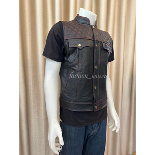 เสื้อกั๊กหนังแท้ (vest leather)