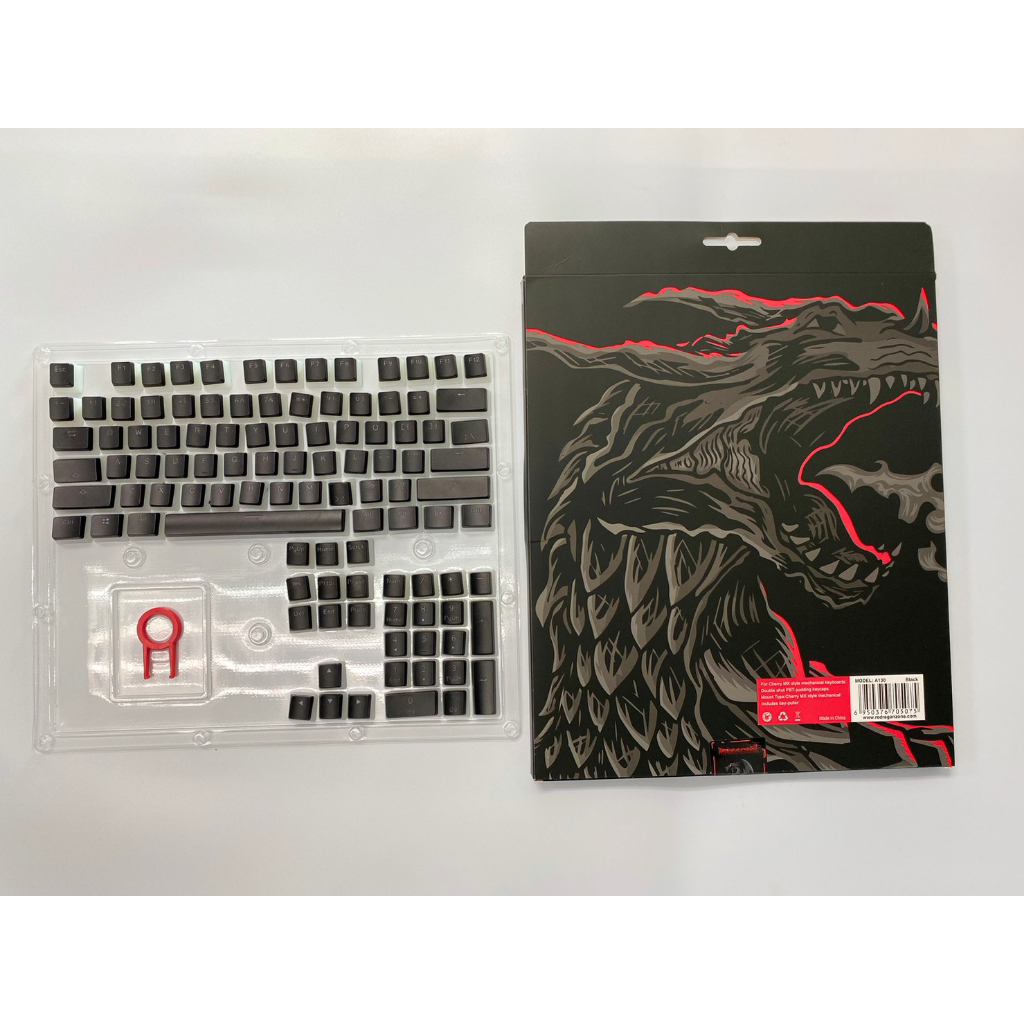 Redragon A130 Pudding Keycaps, 104 Keys Standard Doubleshot PBT Keycap