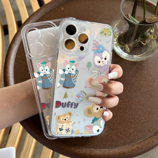 ❤️พร้อมส่งในประเทศไทย❤️เคสโทรศัพท์มือถือ แบบใส ลายหมี Duffy สําหรับ  iphone 14PM 14Plus 13PM 11 12 7/8Plus XS SE 2020