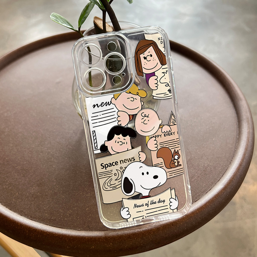 พร้อมส่งในประเทศไทย-เคสโทรศัพท์มือถือ-ซิลิโคนนิ่ม-กันกระแทก-ลายการ์ตูนสนูปปี้น่ารัก-สําหรับ-iphone-14pm-13pm-12-11-xr