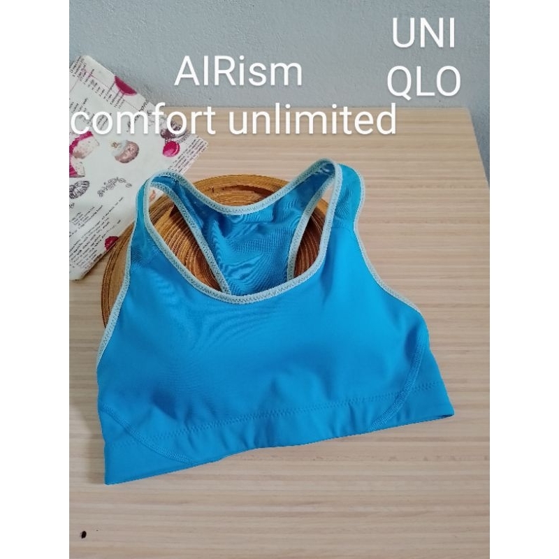 สปอร์ตบรา-uniqlo-airism-comfort-unlimitedรุ่น241-157817-51-06-แท้จากshop-size-m-มือสอง