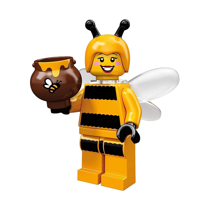 71001-lego-minifigures-series-10-bumblebee-girl-สินค้าถูกแพ็คอยู่ในซองไม่โดนเปิด-ซองยับ