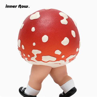 (พร้อมส่ง) POPMART x inner flow - Heeled Mushroom Walking
