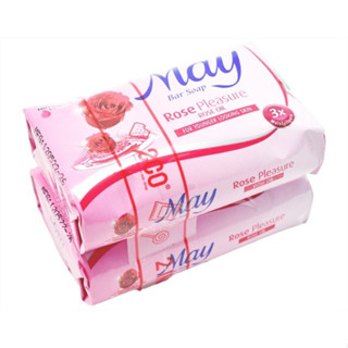 20 Pieces May Rose Pleasure Bar Soap with Rose Oil 85g