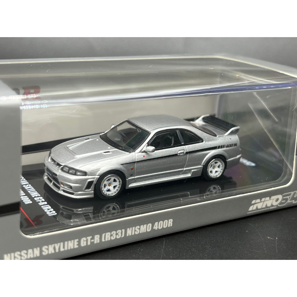 inno64-nissan-skyline-gt-r-r33-nismo-400r-sonic-silver