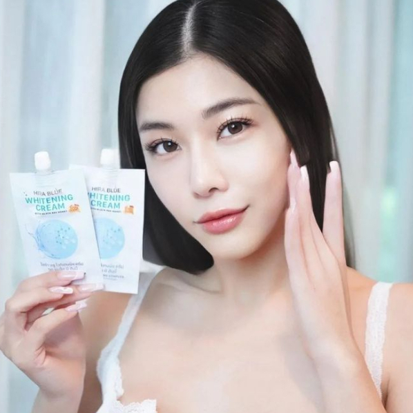 hira-blue-whitening-ceam-with-black-honey-ไฮร่าบลู-ครีม-สูตรใหม่แบบซอง-1-ซอง