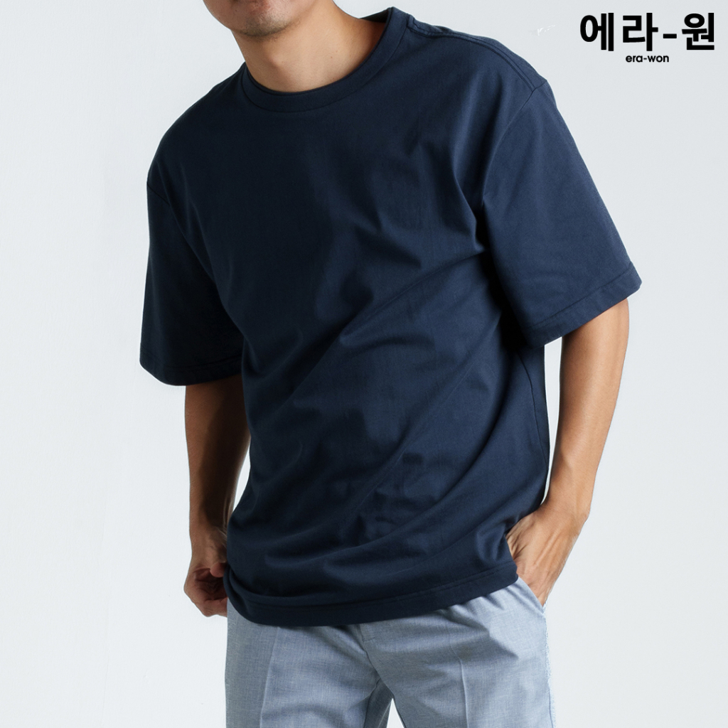 era-won-เสื้อยืด-โอเวอร์ไซส์-oversize-t-shirt-สี-navy