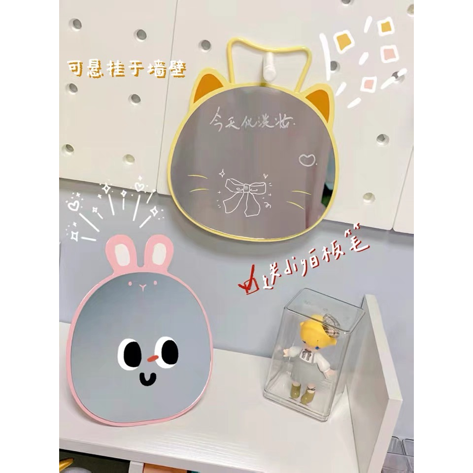พร้อมส่ง-กระจกตั้งโต๊ะ-คละลายนะค่ะ