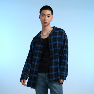 Begunclothes ll Navy Tartan Shirt