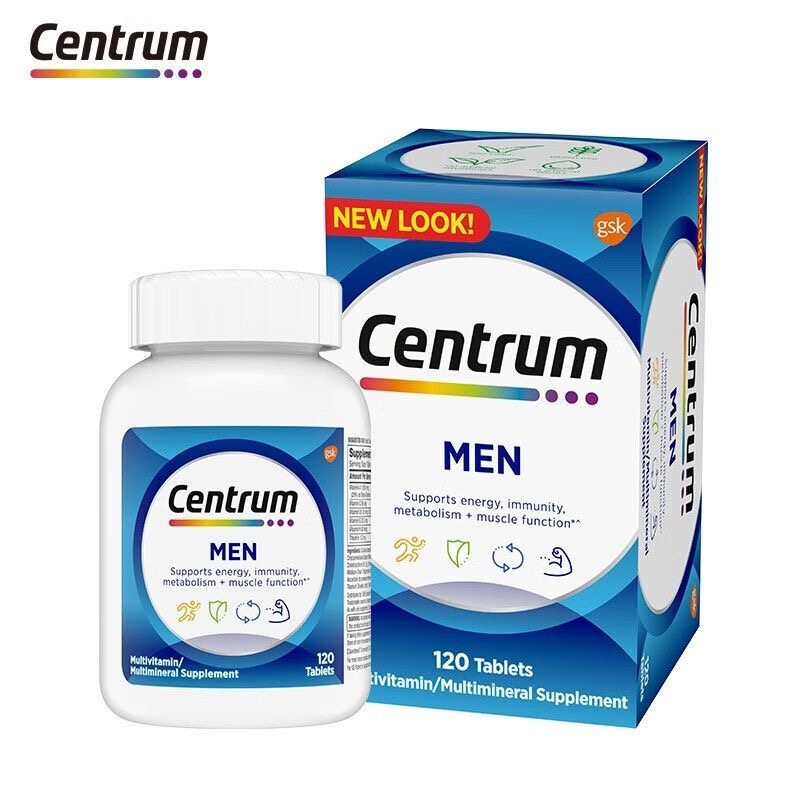 Centrum Multivitamins Men Multimineral Supplement 120 tablets วิตามิน