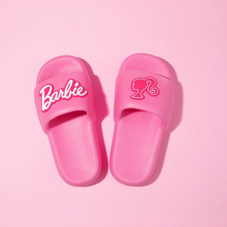 พร้อมส่ง💖Miniso x Barbie Collection Pink Flipflop