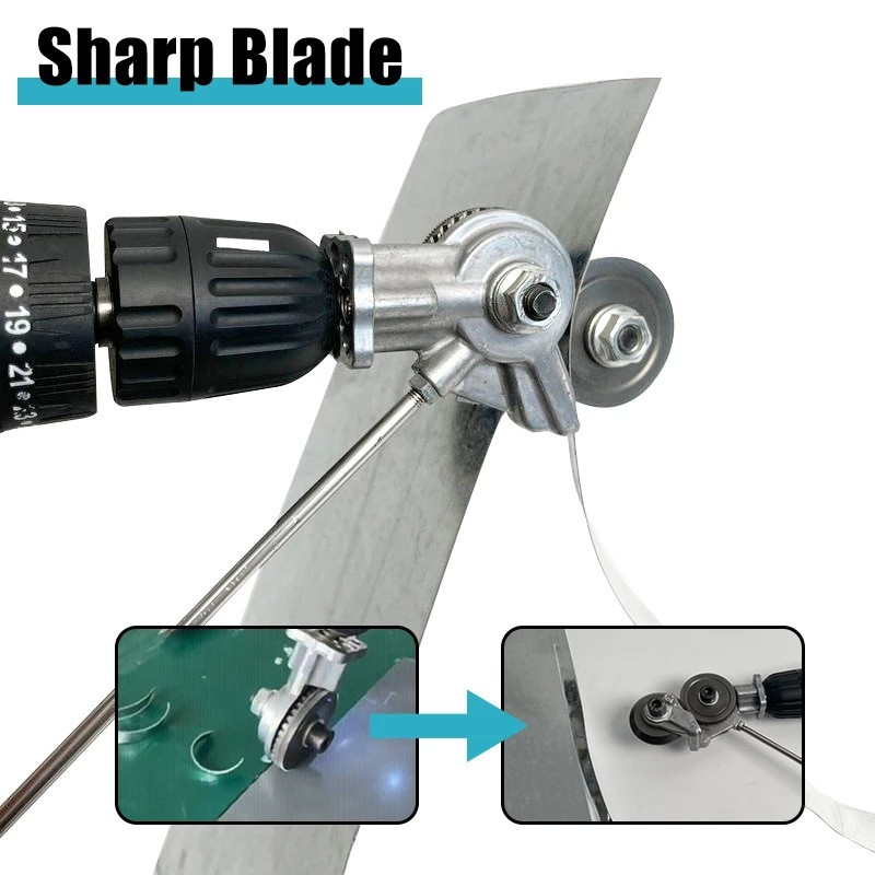 เครื่องตัดแผ่นเจาะไฟฟ้าเครื่องตัดแผ่นโลหะสองหัว-sharp-แผ่นตัดที่แม่นยำ-punch-shears