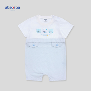 แอ็บซอร์บา ชุดหมี สำหรับเด็กอายุ 3 - 18 เดือน สีฟ้า คอลเลคชั่น Bebe Pastel  - rp