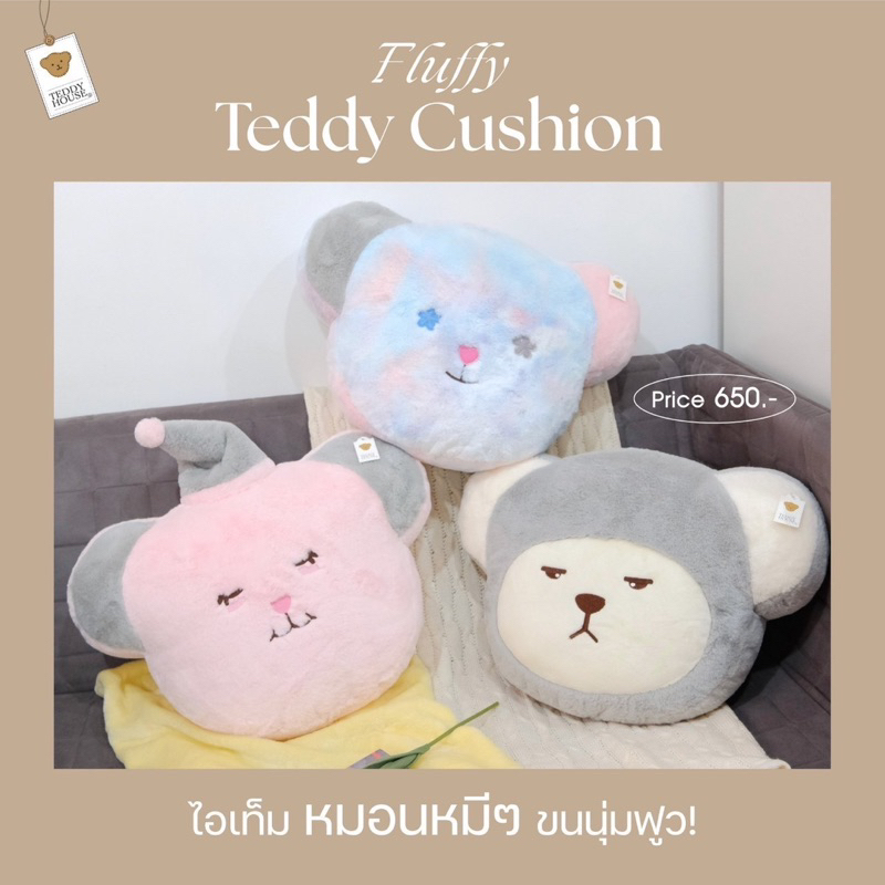 aroma-teddy-amp-teddy-gifts-fluffy-teddy-cushion-หมอนน้องหมีหลากอารมณ์