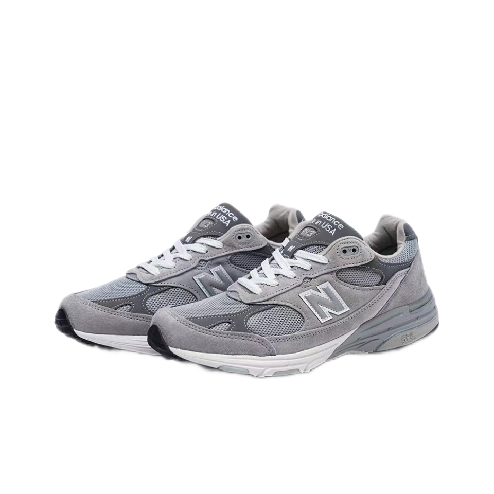 new-balance-993-แท้-100-รองเท้าวิ่งสวมต่ำทนการสึกหรอรองเท้าผ้าใบสีเทา