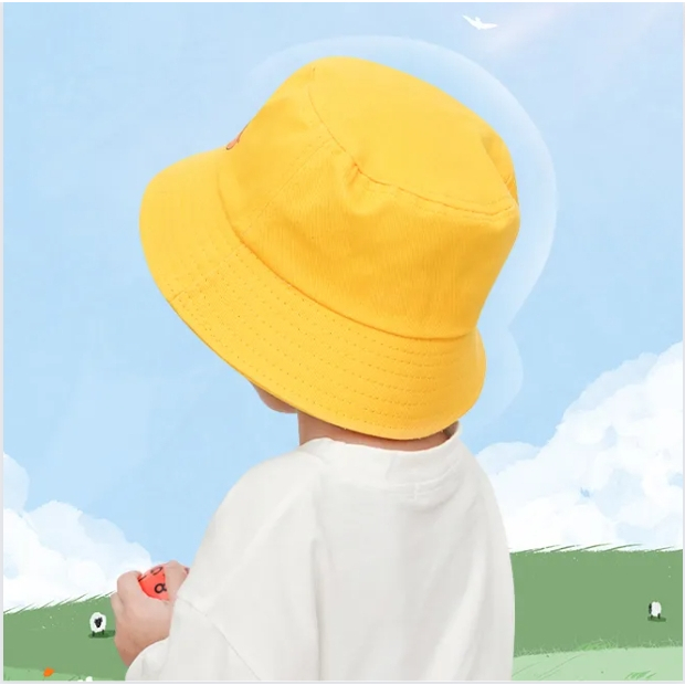 กีวีน่ารัก-หมวกเด็ก-หมวกปีกรอบ-มีสายคล้องคาง-สีสันสดใส