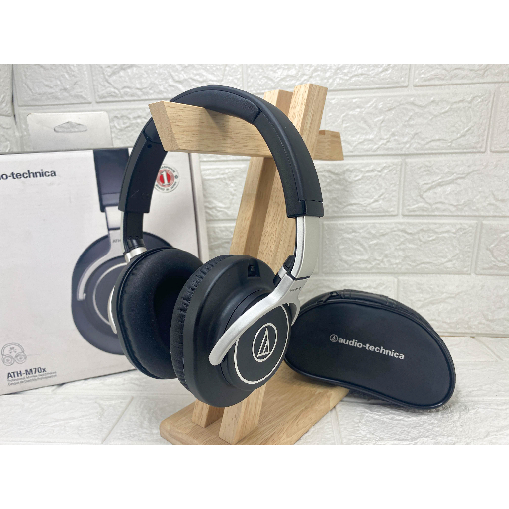 Ohrpolster Ersatz Für Audio-Technica ATH-M70X – Proteinleder, Schwarz, Einfach Zu Wechseln, Für Mehr Komfort & Geräuschdämmung