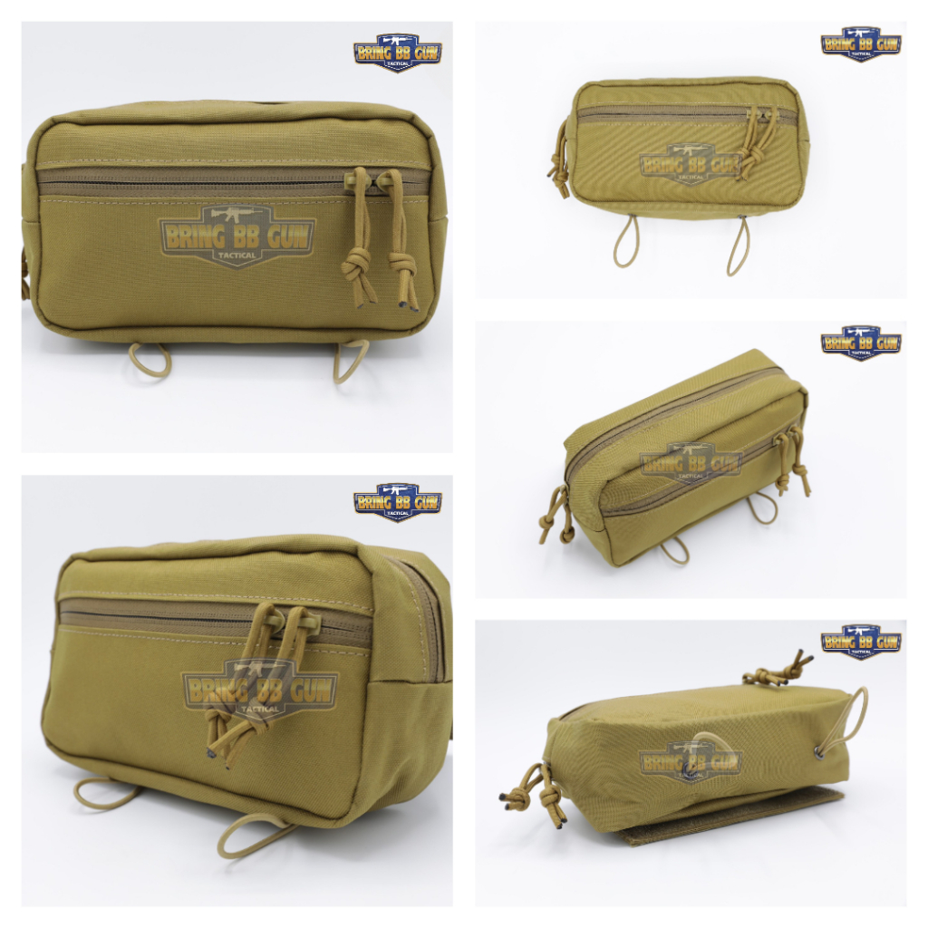 กระเป๋าจิงโจ้ติดเสื้อเวส-ทรงสีเหลี่ยม-drop-pouch-lower-accessories-pouch-กระเป๋าติดหน้าท้อง