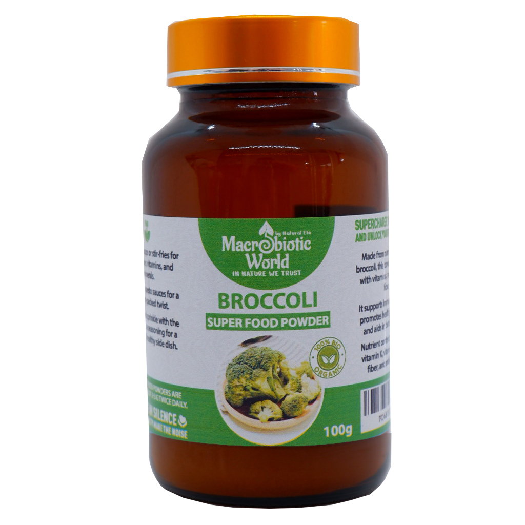 Organic/BIO Broccoli Powder ผงบร็อคโคลี่ 100g Shopee Thailand